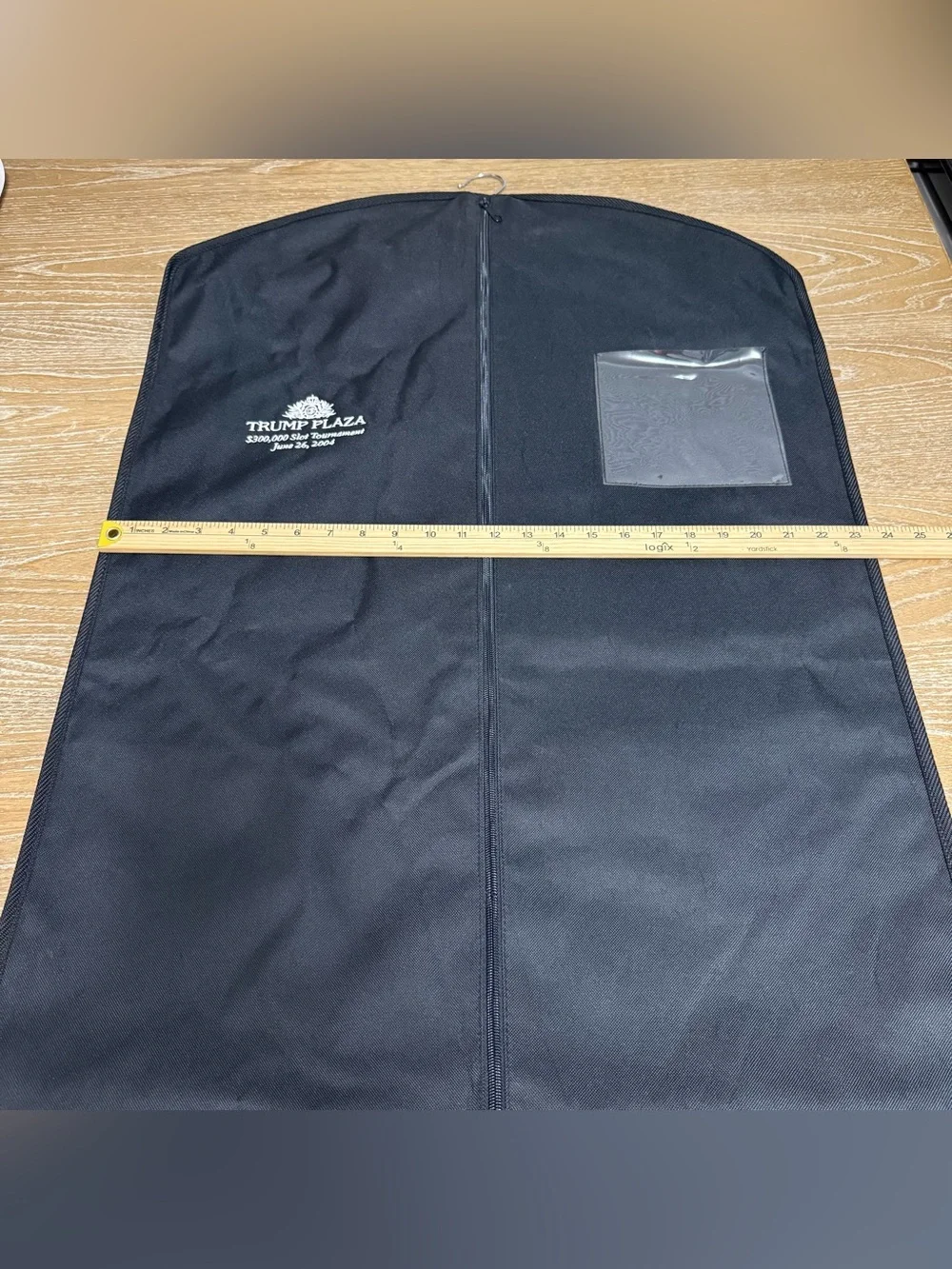 Vintage Trump Plaza Atlantic City Casino Garment Bag Hanging 2004 Memorabilia